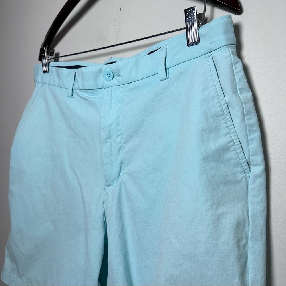 Vineyard Vines Men’s 8” Performance Shorts – Mint Blue/Green Sz 34 Country Club - Picture 2 of 7